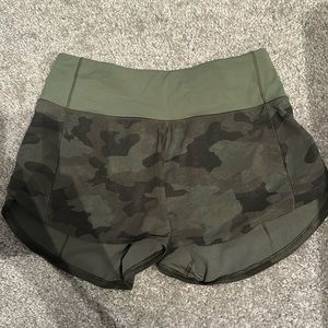 Camo LuluLemon Running Shorts